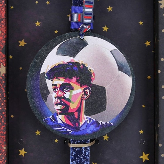 Λαμπάδα Synchronia Μπάλα Ποδοσφαίρου Λαμίν Γιαμάλ - Μπλε image 2