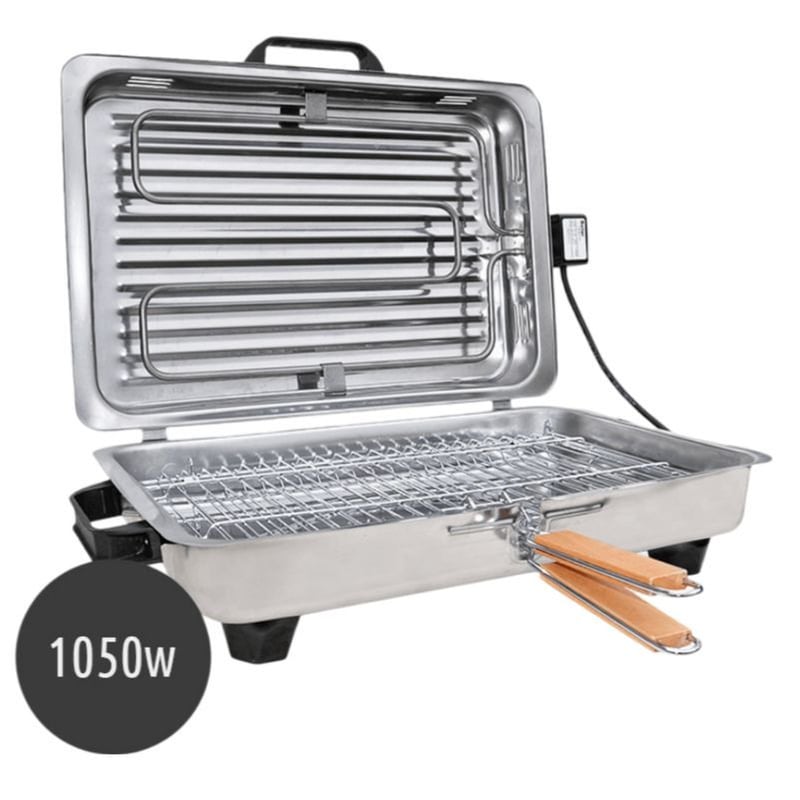 ROLLER Ηλεκτρική Ψησταριά BBQ ROLLER 18/D 1050 W Inox