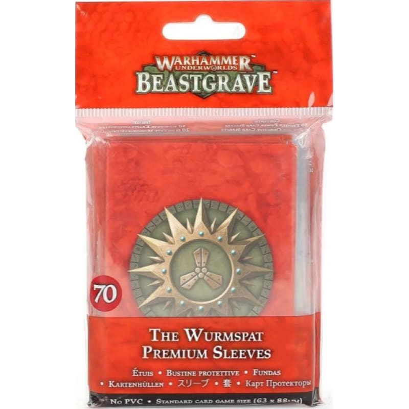 GAMES WORKSHOP Games Workshop Standard Card Sleeves The Wurmspat Premium 70 Τμχ