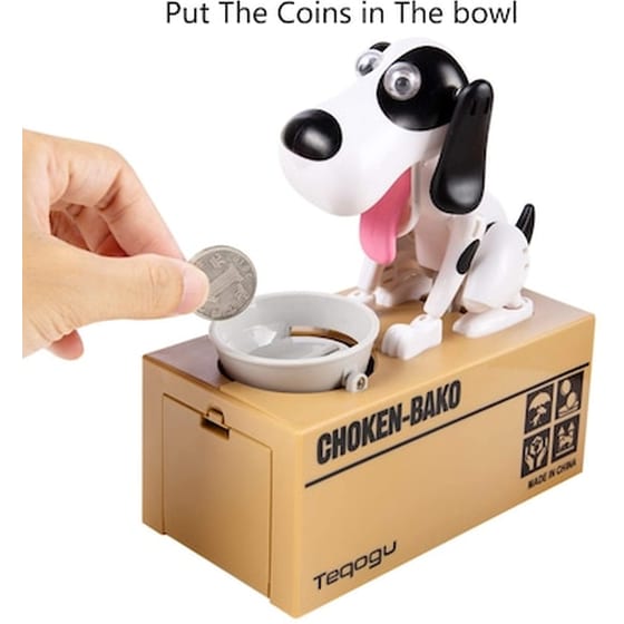 Κουμπαράς Παιχνίδι Πεινασμένο Σκυλάκι My Dog Piggy Bank image 1