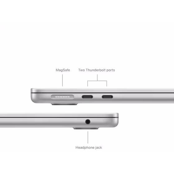 Apple MacBook Air with M3 Chip 13.6"QHD (Apple M3/16GB/256GB SSD/MacOs) Silver image 6