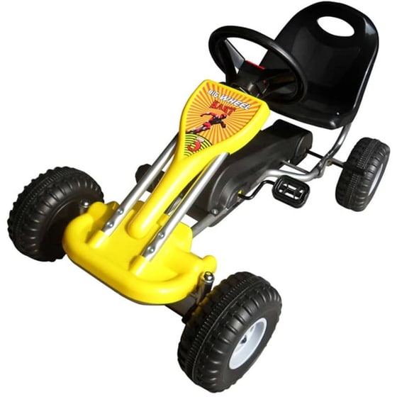 Παιδικό Go Kart με πετάλια Vidaxl Κίτρινο image 0