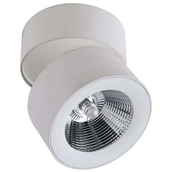 Σποτ Μονόφωτο Viokef Round Moris Led 4208300 Μεταλλικό - Λευκό image 0