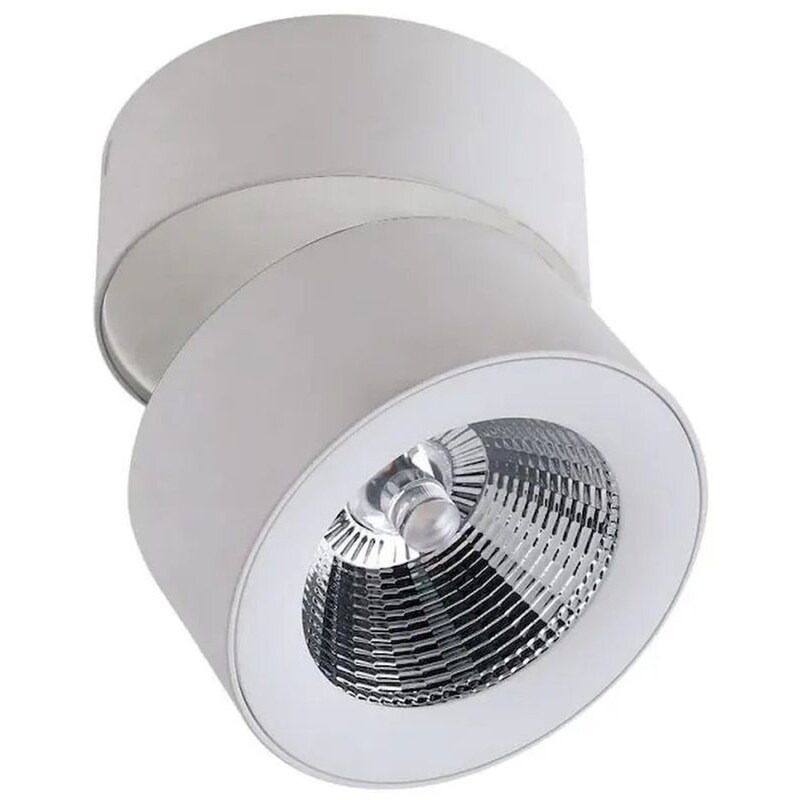 Σποτ Μονόφωτο Viokef Round Moris Led 4208300 Μεταλλικό - Λευκό