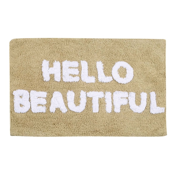 Πατάκι Μπάνιου Das Home Bathmats 0675 Ορθογώνιο από Βαμβάκι 50x80 cm cm - Μπεζ/Εκρού image 0
