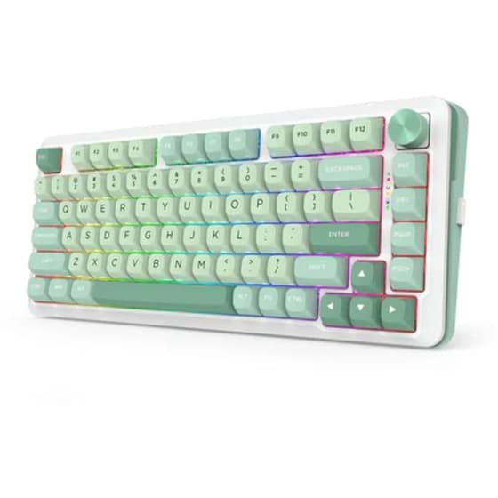 Redragon Cyrus Pro Gaming Μηχανικό Ασύρματο Bluetooth Πληκτρολόγιο RGB Λευκό (US) image 4