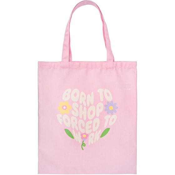 Τσάντα Tote Posh+Pop Born to Shop image 1