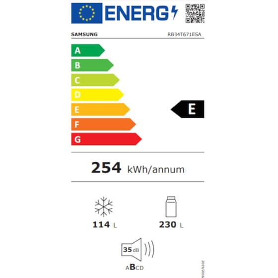 Ψυγειοκαταψύκτης SAMSUNG RB34T671ESA/EF No Frost 344 Lt - Ασημί image 9