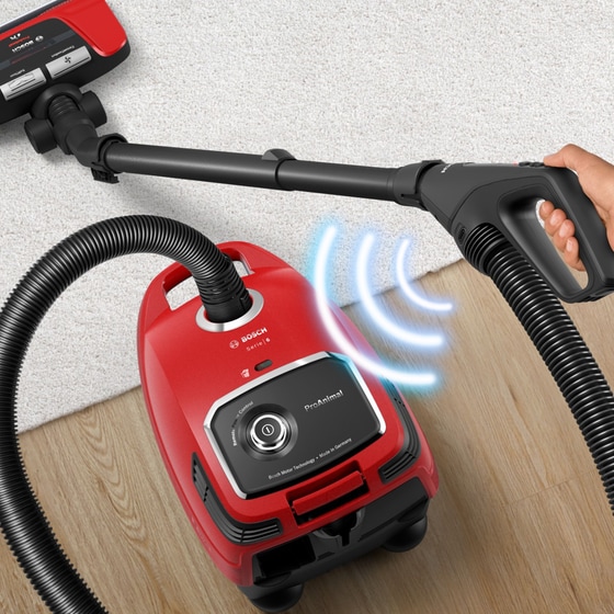 BOSCH BGL6PET1 ProAnimal 700 W με Σακούλα 4 L Κόκκινη Ηλεκτρική Σκούπα image 2
