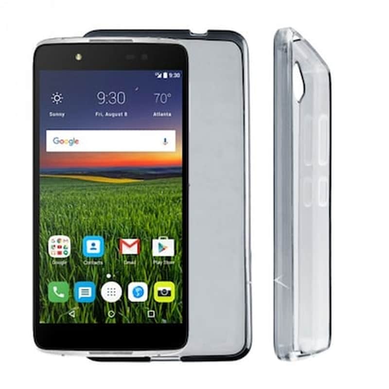 Θήκη Alcatel Idol 4 - Volte-Tel SlimColor TPU Back Cover Σιλικόνης - Διάφανη Γκρι VOLTE-TEL