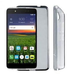 Θήκη Alcatel Idol 4 - Volte-Tel SlimColor TPU Back Cover Σιλικόνης - Διάφανη Γκρι