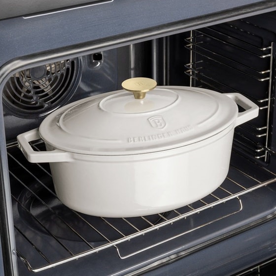 BERLINGER HAUS BH-6540 Μαντεμένια Γάστρα 30 cm 4.65 L Μπεζ image 5