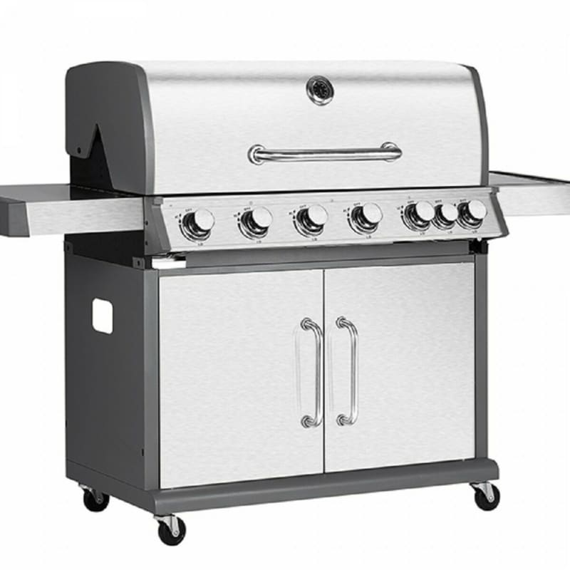 BORMANN ELITE BORMANN Elite BBQ5200 με Μαντεμένια Σχάρα και 6 Εστίες 21.6kW Ψησταριά Υγραερίου