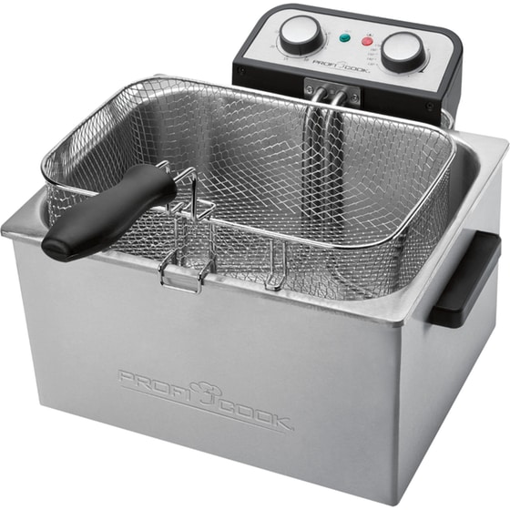 PROFI COOK PC-FR 1038 3000 W 5 L Ασημί Φριτέζα Λαδιού image 1