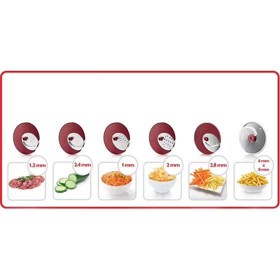 PHILIPS HR1388/80 200W Πολυκόφτης Λαχανικών με 6 Δίσκους Κοπής image 4