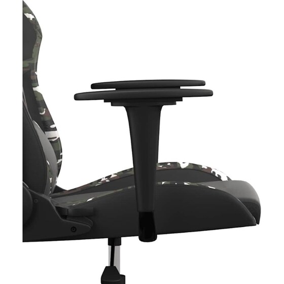 Καρέκλα Gaming VIDAXL 345433 με Ρυθμιζόμενα Μπράτσα από Τεχνητό Δέρμα - Μαύρο image 7