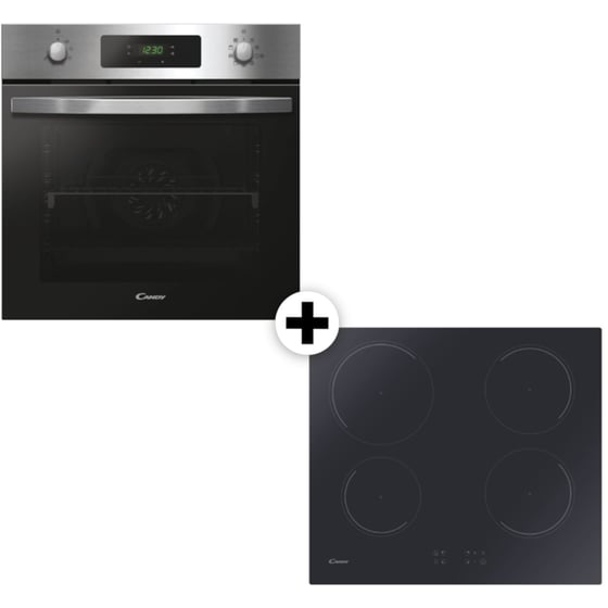 CANDY FIDCP X696 & CI642C/E1 70 Lt Inox Eντοιχιζόμενο Σετ Φούρνος και Εστία image 0