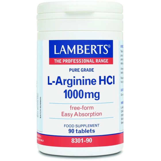 LAMBERTS Αργινίνη - 90 Ταμπλέτες image 0