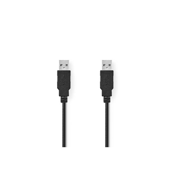 Καλώδιο Nedis USB-A Male σε USB-A Male - 1m image 0