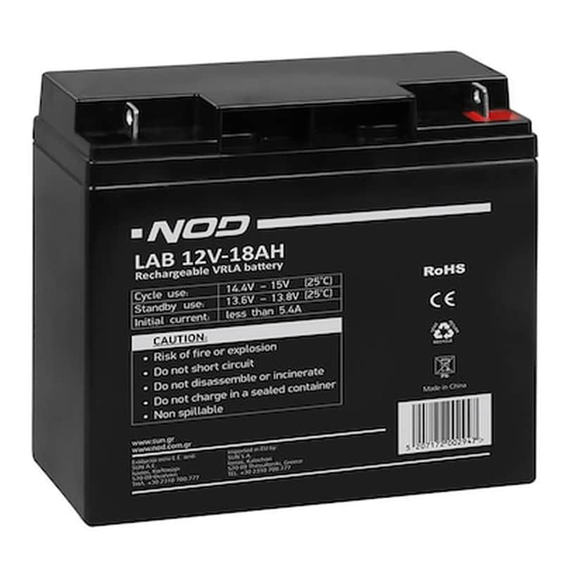 NOD Nod Lab 12v18ah Lead Acid Battery