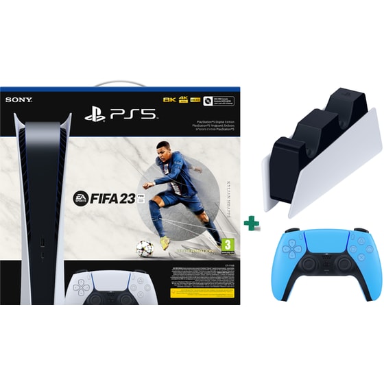 Sony PlayStation 5 Digital Edition FIFA 23 Bundle & DualSense