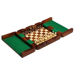 Magnetic Teak Chess Set Επιτραπέζιο (Vijaya Enterprises)
