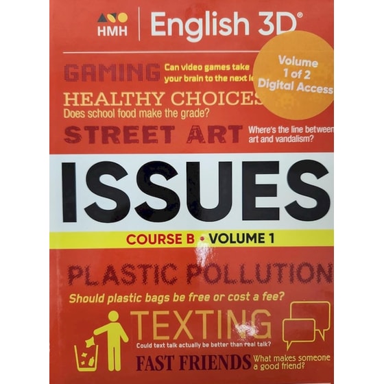 English 3D Course B Volume 1 - Issues Book image 0