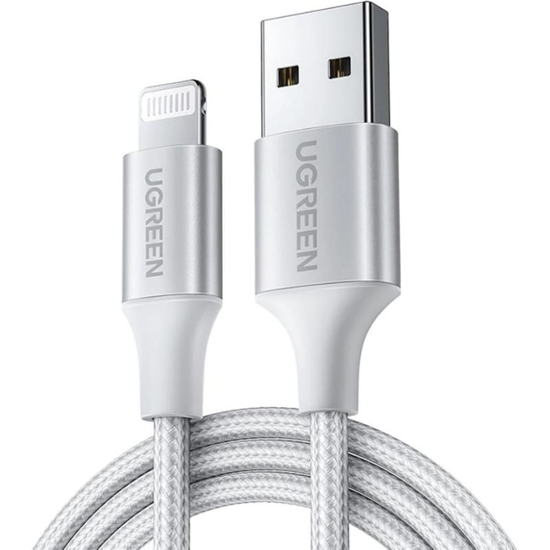 Ugreen Καλώδιο 60163 USB-A/Lightning σε USB-A 2m Γκρι
