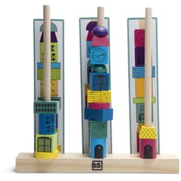 Ξύλινο Παιχνίδι Στοίβαξης BS Toys Stack Towers
