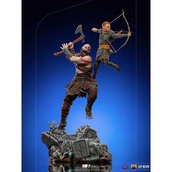 Συλλεκτική Φιγούρα Iron Studios BDS: God of War - Kratos and Atreus Art Scale Statue (1/10) (SOGAME49221-10) image 5