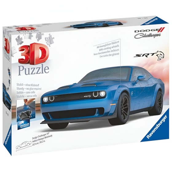 3D Παζλ Dodge Challenger Hellcat Ravensburger (108 Κομμάτια) image 0