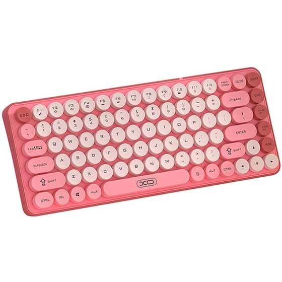 XO KB-12 Ασύρματο Bluetooth Πληκτρολόγιο Pink (US) image 2