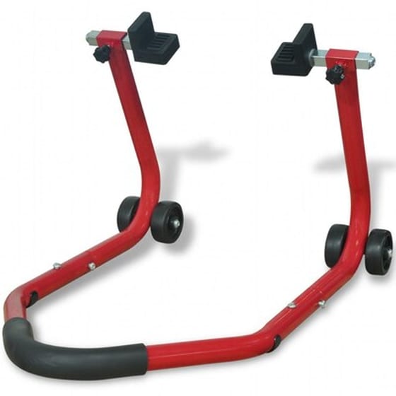 Vidaxl Paddock Stand Πίσω Τροχού Μοτοσυκλέτας Κόκκινο image 2