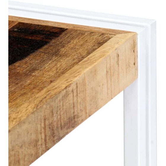 Έπιπλο Τηλεόρασης VidaXL από Ξύλο 90x30x40cm - Καφέ/Λευκό image 4