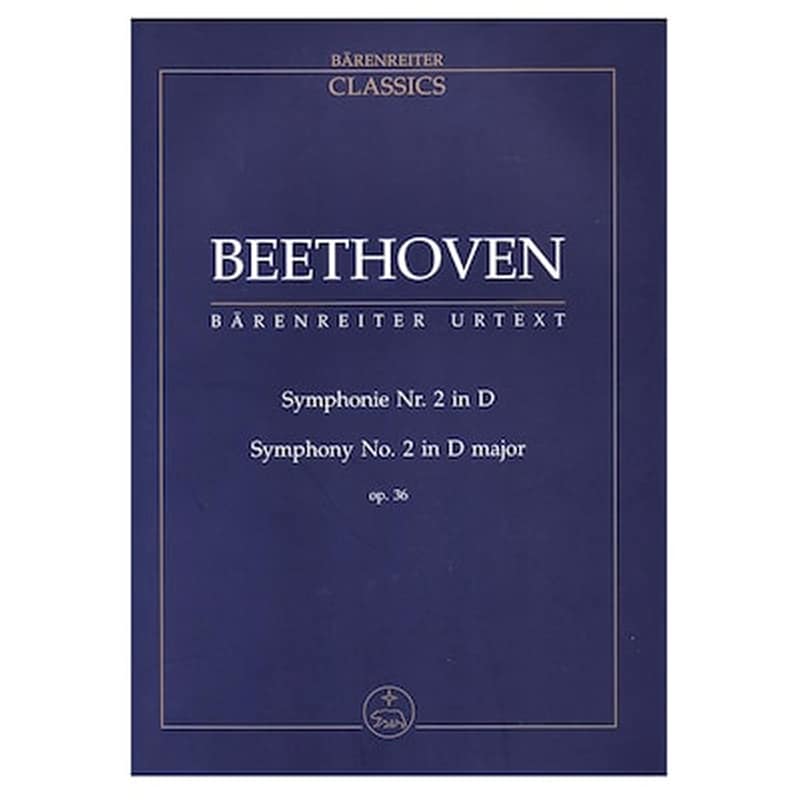 BARENREITER Βιβλίο Για Σύνολα Barenreiter Beethoven - Symphony Nr.2 In D Major Op.36 [pocket Score]