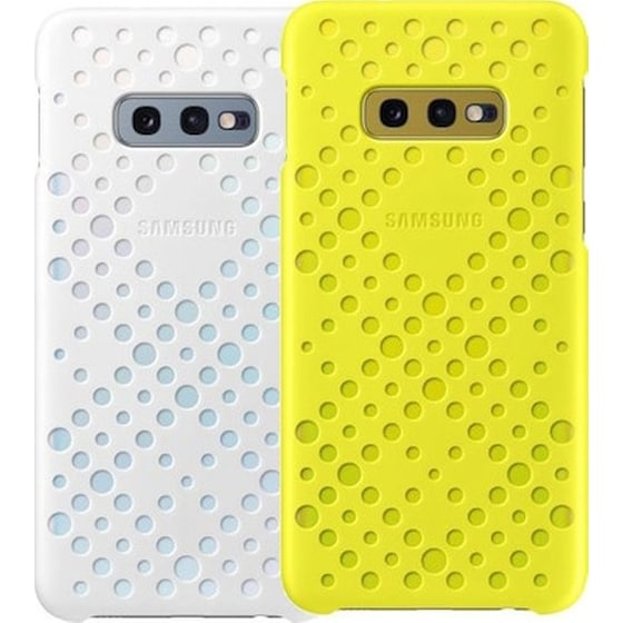 Θήκη Samsung Galaxy S10e - Samsung Pattern Cases - White and Yellow image 0