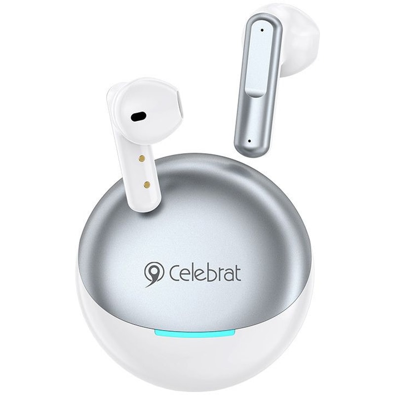 CELEBRAT Ακουστικά Bluetooth Celebrat W61 - Λευκά