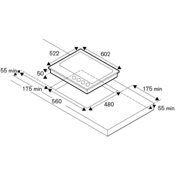 BERTAZZONI P604LPRONET(GN) 60 cm Μαύρο Εστία Αερίου Αυτόνομη image 2