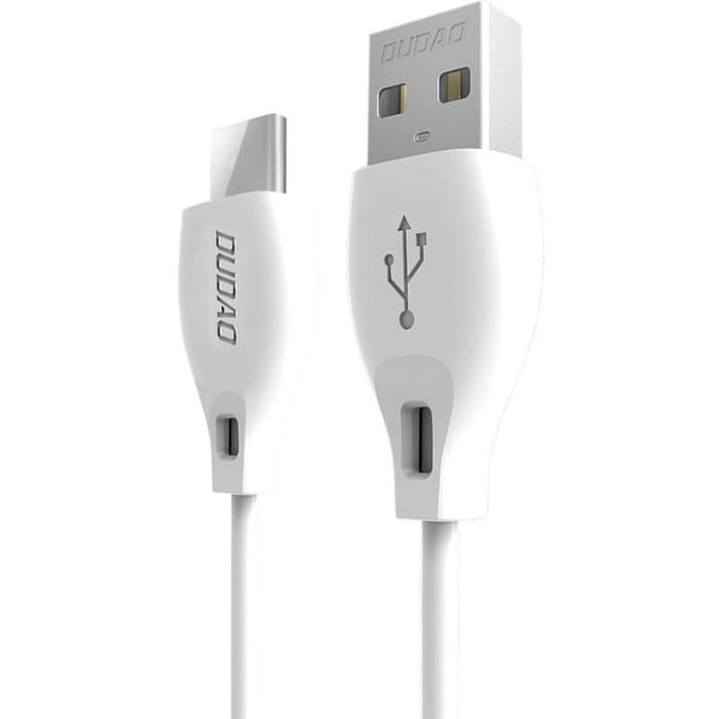 DUDAO Dudao USB Type-C Data Charging Cable 2.1A 1m - Λευκό
