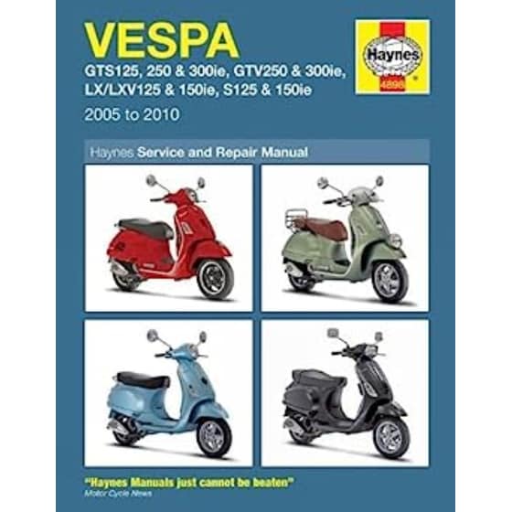 Vespa GTS, GTV, GT, LX, LXV, S, Primavera & Sprint (05 - 18) image 0