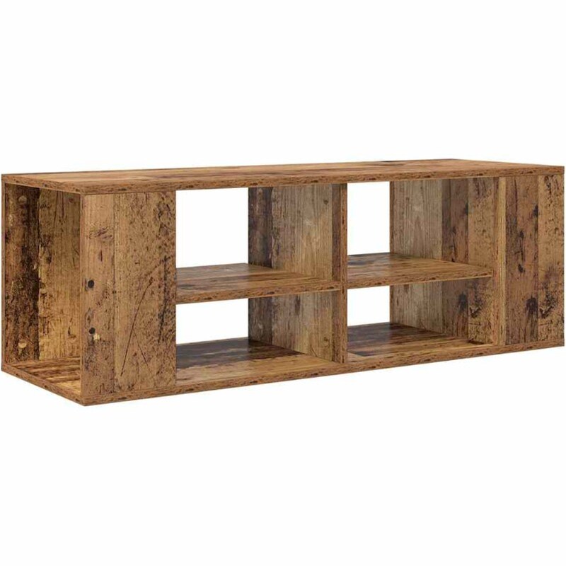 Έπιπλο Τηλεόρασης VidaXL 102 x 35 x 35 cm - Παλαιωμένο Ξύλο