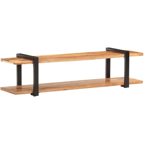 Έπιπλο Τηλεόρασης VidaXL από Ξύλο 160x40x40cm - Καφέ/Μαύρο image 7