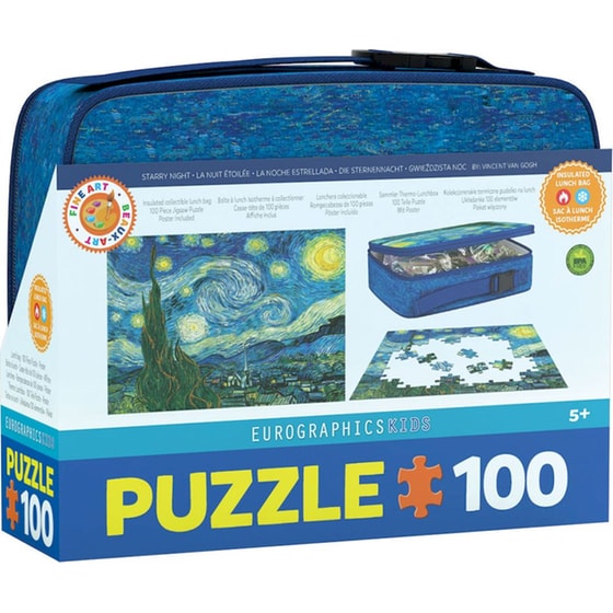 Παζλ Eurographics με Lunch Bag Vincent van Gogh: Starry Night (100 Κομμάτια) image 5