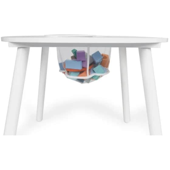 Παιδικό Σετ Με Ξύλινο Στρογγυλό Τραπέζι Και 2 Καρέκλες Ecotoys Wh135 image 4