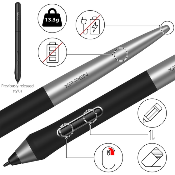Γραφίδα & Ταμπλέτα XP-Pen Deco Pro S - Μαύρο image 3