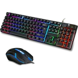 Σετ Gaming Πληκτρολόγιο CMK-188 Ενσύρματο LED & Ποντίκι (US) - Μαύρο