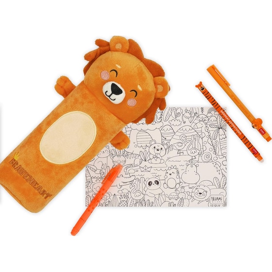Κασετίνα Βαρελάκι Λούτρινη Legami Lion image 5