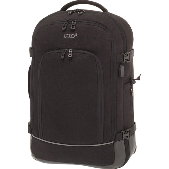 Τσάντα Πλάτης Polo Cabin 40 lt με Θήκη Laptop 17" - Μαύρη image 0