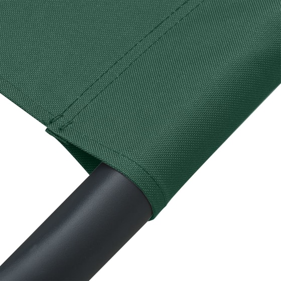 Ξαπλώστρα/ Κρεβάτι VidaXL από Ατσάλι 200x173x45 cm - Πράσινη image 5