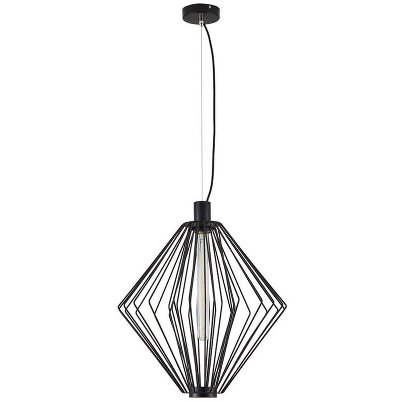 HOMELIGHTING Φωτιστικό Οροφής Μονόφωτο Homelighting Med από Μέταλλο Φ42x45-150 cm - Μαύρο